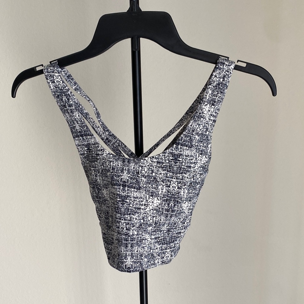 BuffBunny Black and White Sports Bra
